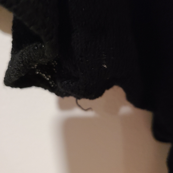 Sparkle & Fade Lightweight Knit CropSweater/Shawl - Picture 6 of 8